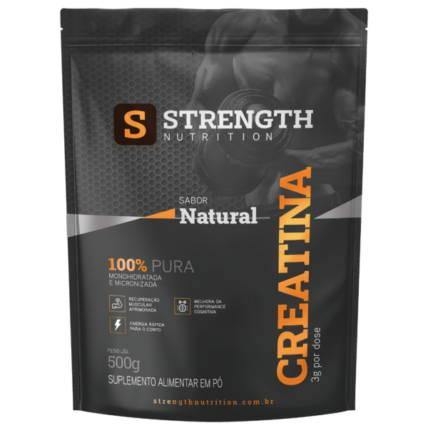 Creatina Monohidratada Micronizada 500g 100% Pura Importada