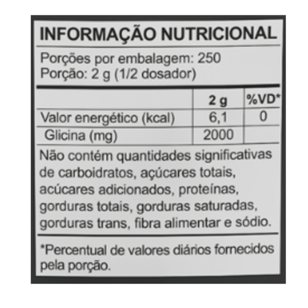 Kit Glicina em Pó 1Kg 100% Pura e Natural Importada - Kit 2 Pacotes 500g - Strength Nutrition - Image 5